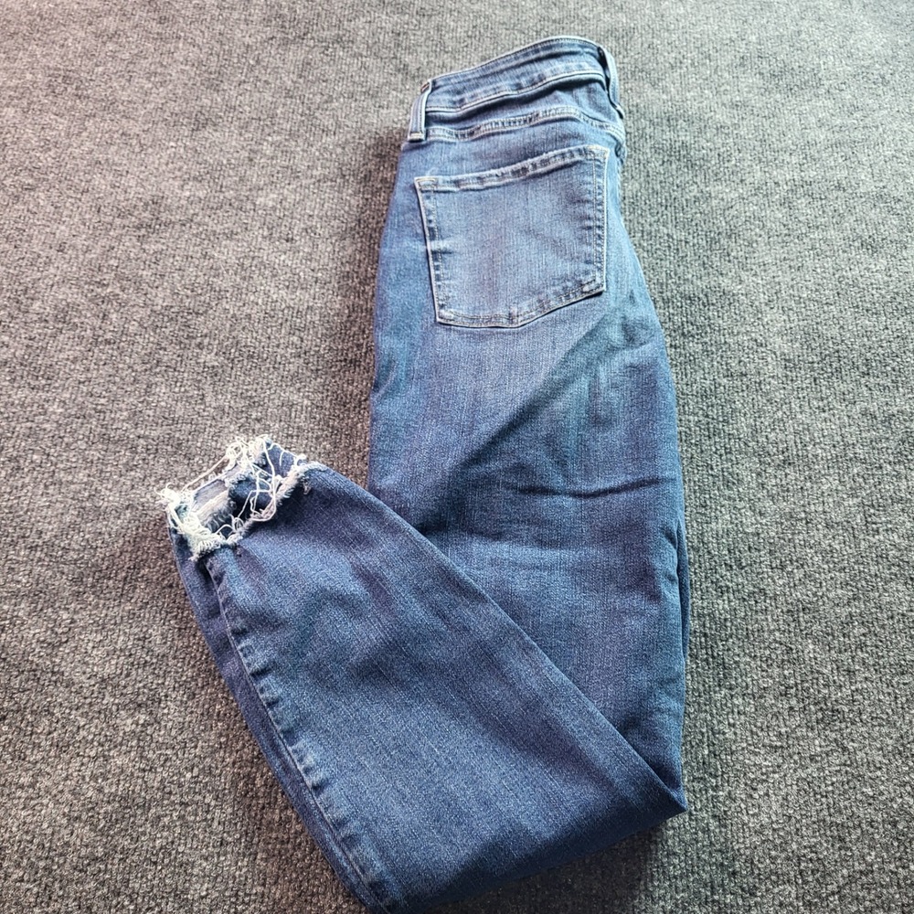 M Jeans by Maurices Super Skinny Ankle High Rise Button Fly Jeans Women's Size S